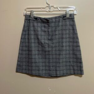 Plaid mini skirt